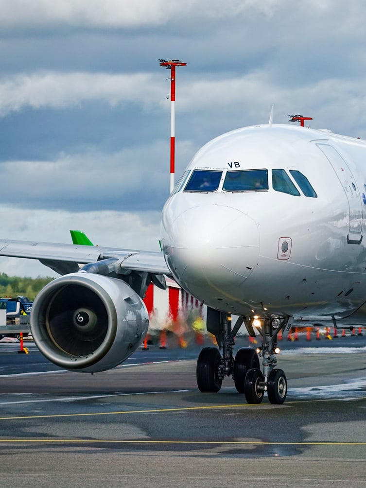 Airbus A319 at Helsinki-Vantaa International Airport